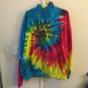 RARE Adidas Tie Dye Hoodie Men XL